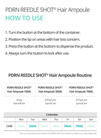 VT PDRN Reedle Shot Hair Ampoule 100dL 15mL