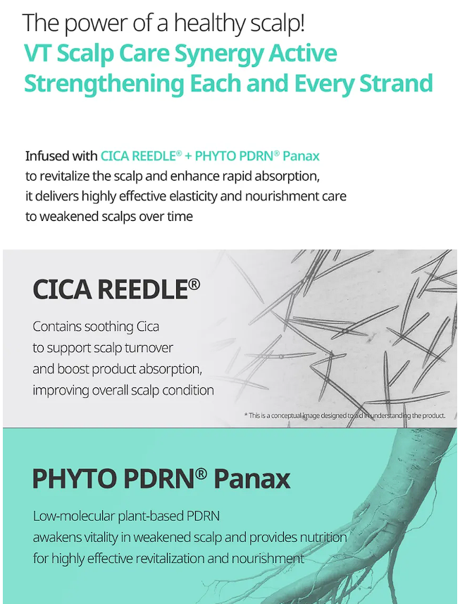 VT PDRN Reedle Shot Hair Ampoule 700dL 15mL