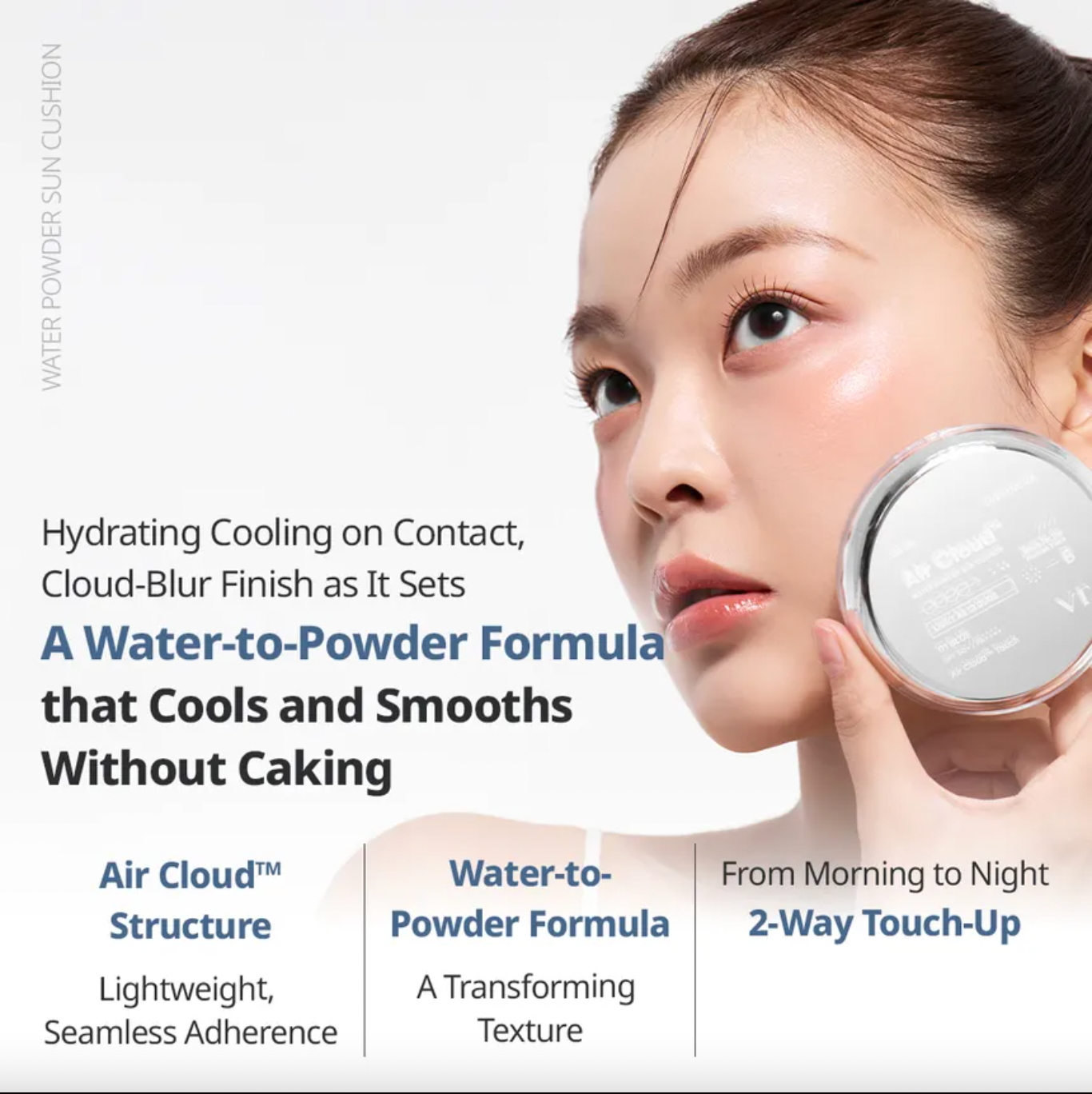 VT Air Cloud Water Powder Sun Cushion 12g