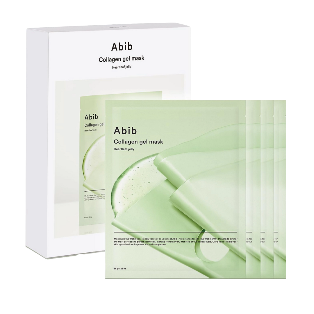 Abib Collagen gel mask #Heartleaf jelly (4pc)