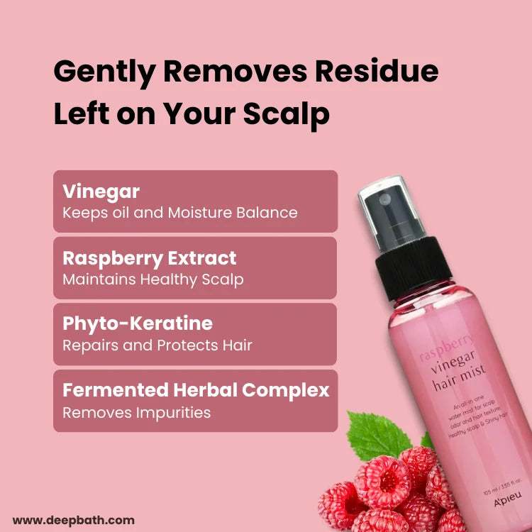 APIEU - Raspberry Vinegar Hair Mist 105mL