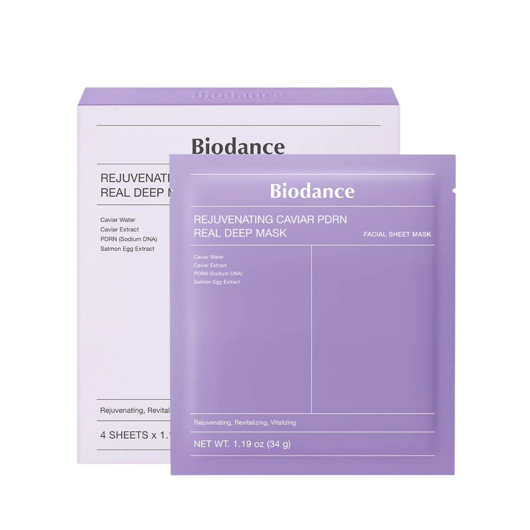 Biodance Rejuvenating Caviar PDRN Real Deep Mask 34g 4PC