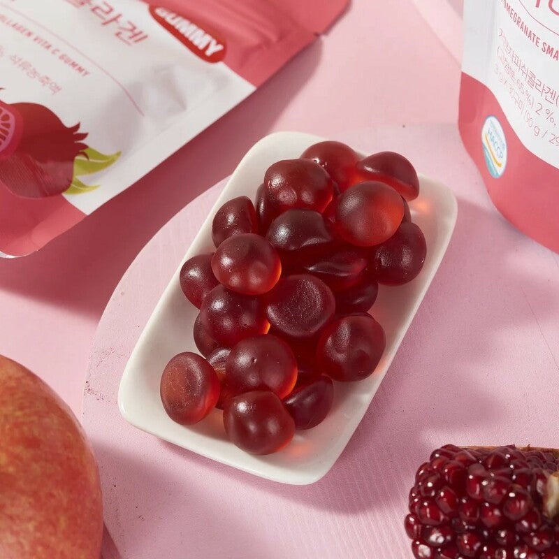BOTO Pomegranate Small Molecule Collagen Vita C Gummy 3gx30pc