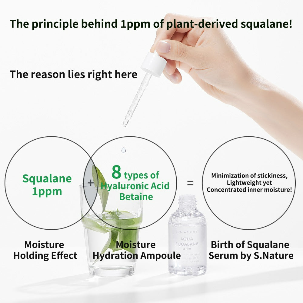 S.NATURE Aqua Squalane Serum 50mL