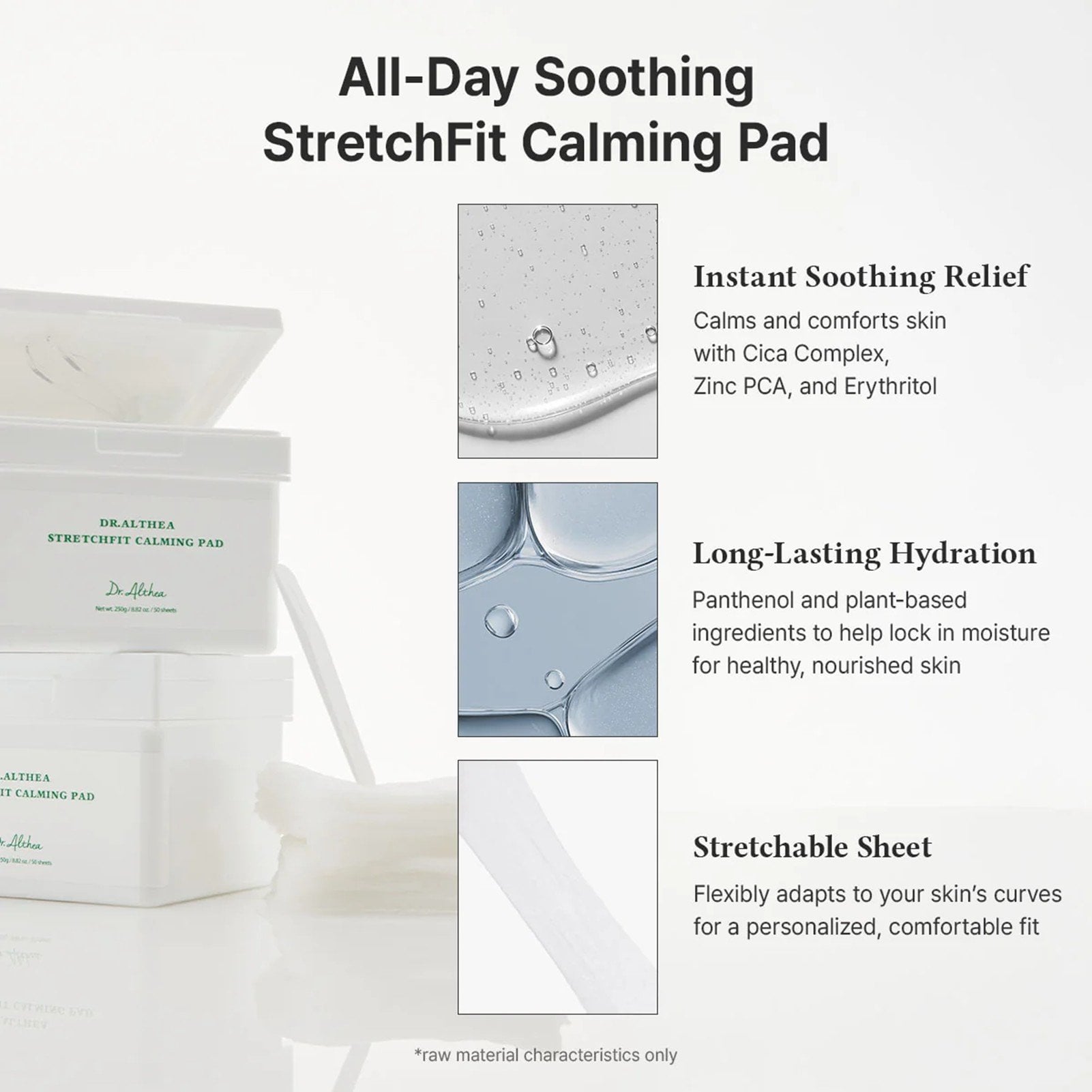 Dr.Althea Stretchfit Calming Pad (50pcs)