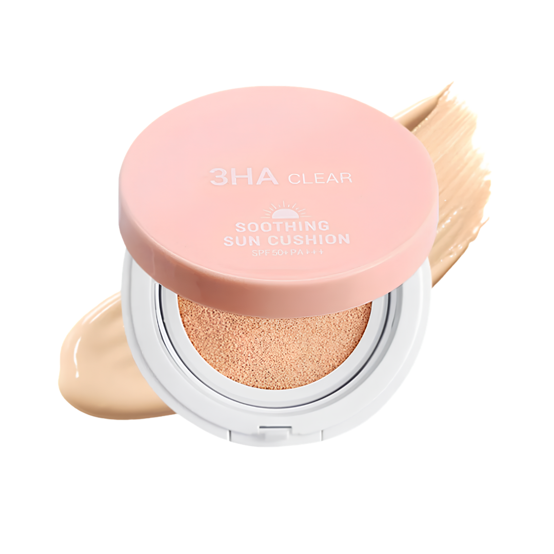 esfolio 3HA Clear Soothing Sun Cushion- Peach Beige (BB 2027.06.24)