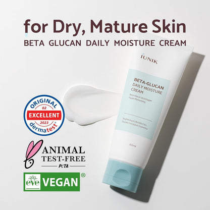 iUNIK Beta Glucan Daily Moisture Cream 60mL [EU]