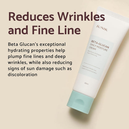 iUNIK Beta Glucan Daily Moisture Cream 60mL [EU]