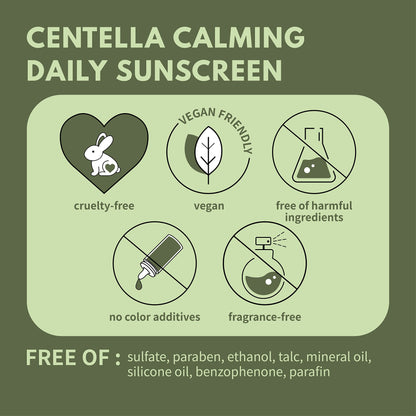 iUNIK Centella Calming Daily Sunscreen 60mL