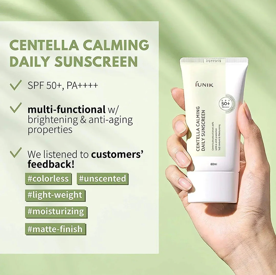 iUNIK Centella Calming Daily Sunscreen 60mL