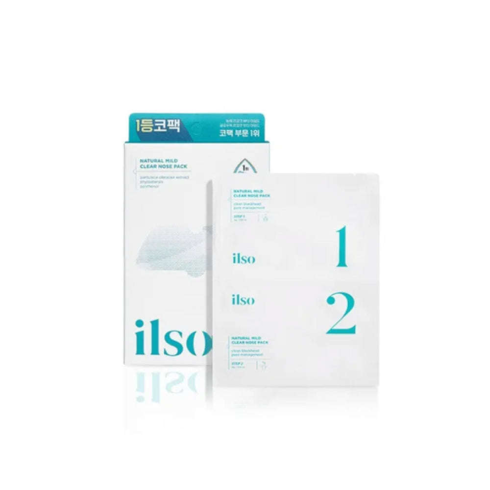 ilso Natural Mild Clear Nose Pack (5 sets)