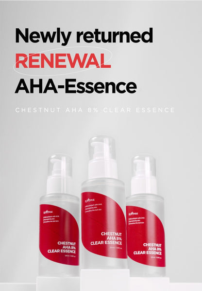 Isntree Chestnut AHA 8% Clear Essence 100mL