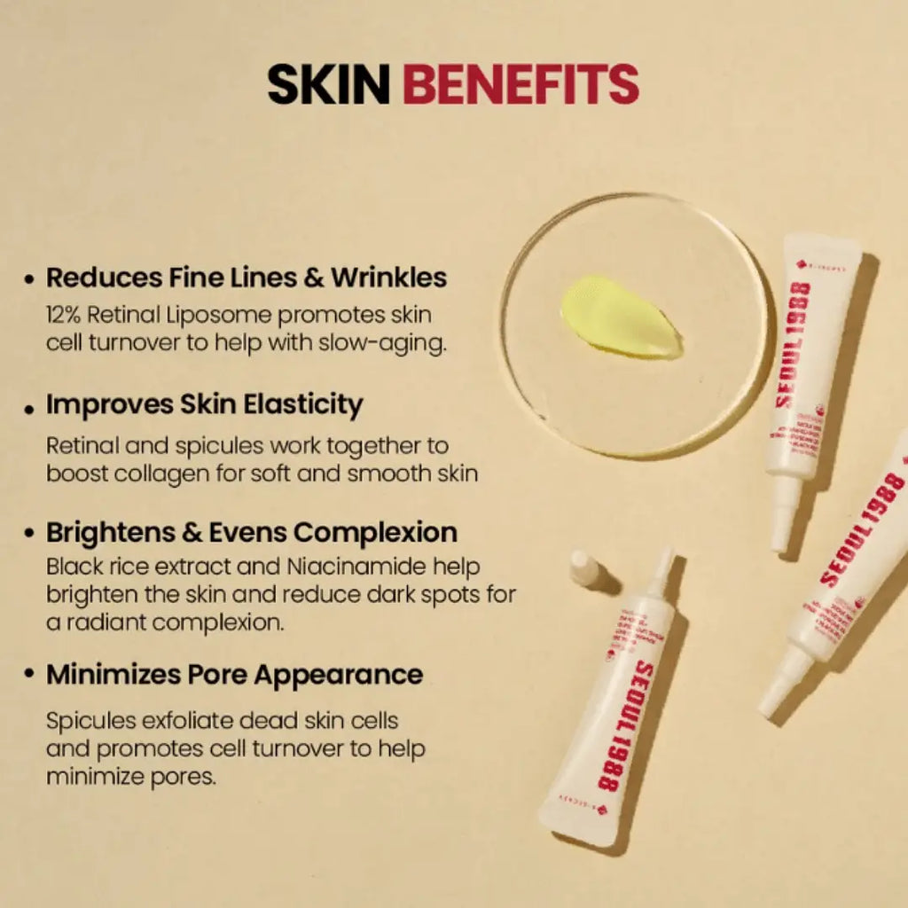 KSECRET SEOUL 1988 Advanced Shot : Retinal Liposome 12% + Black Rice