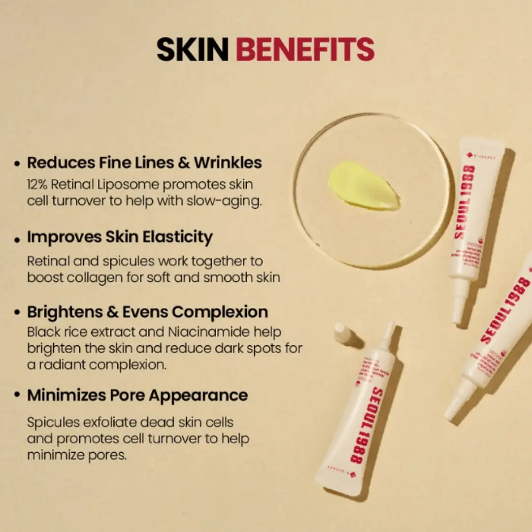 KSECRET SEOUL 1988 Advanced Shot : Retinal Liposome 12% + Black Rice