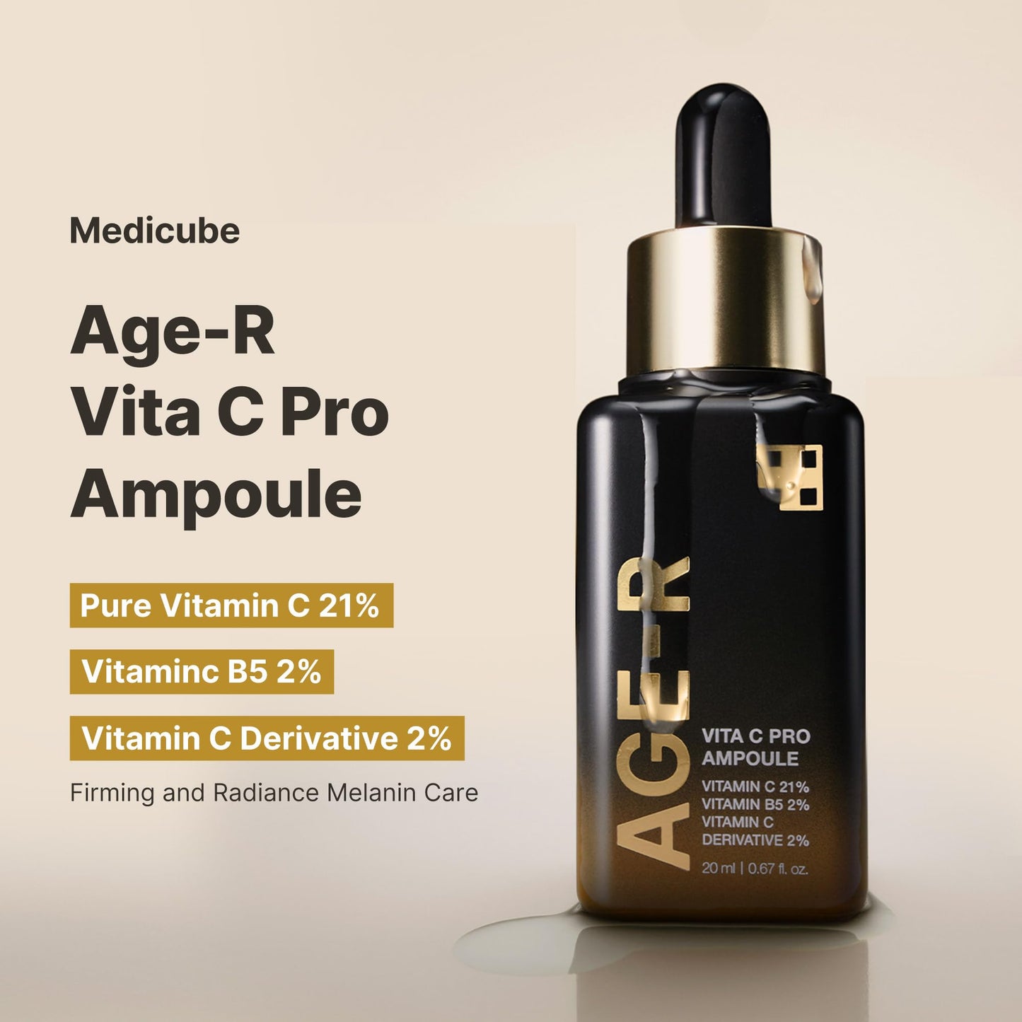 medicube AGE-R Vita C Pro Ampoule 20mL