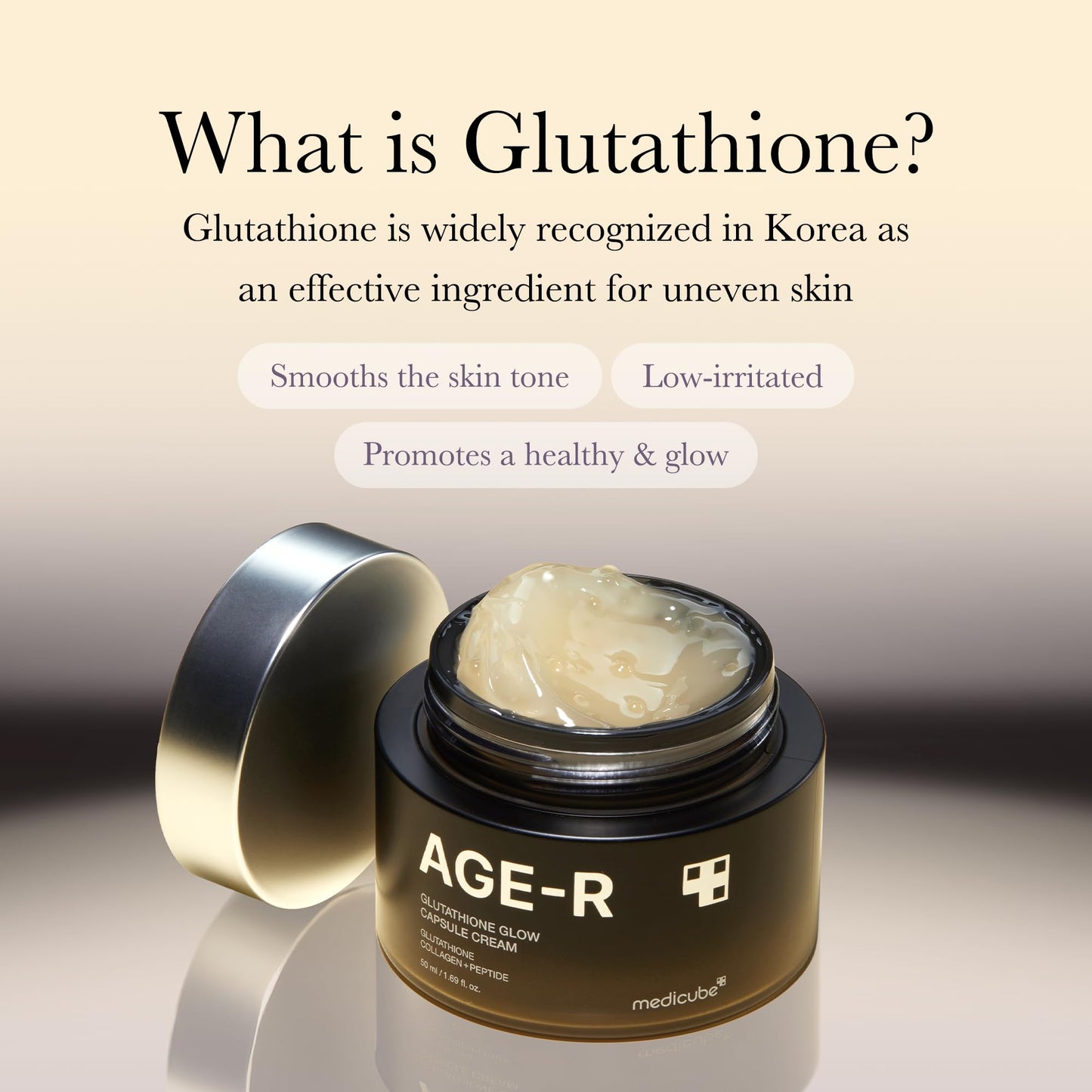 medicube AGE-R Glutathione Glow Capsule Cream 50mL