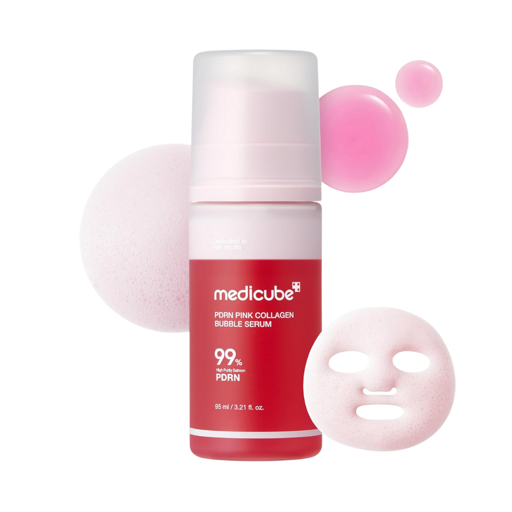 medicube PDRN Pink Collagen Bubble Serum 95mL