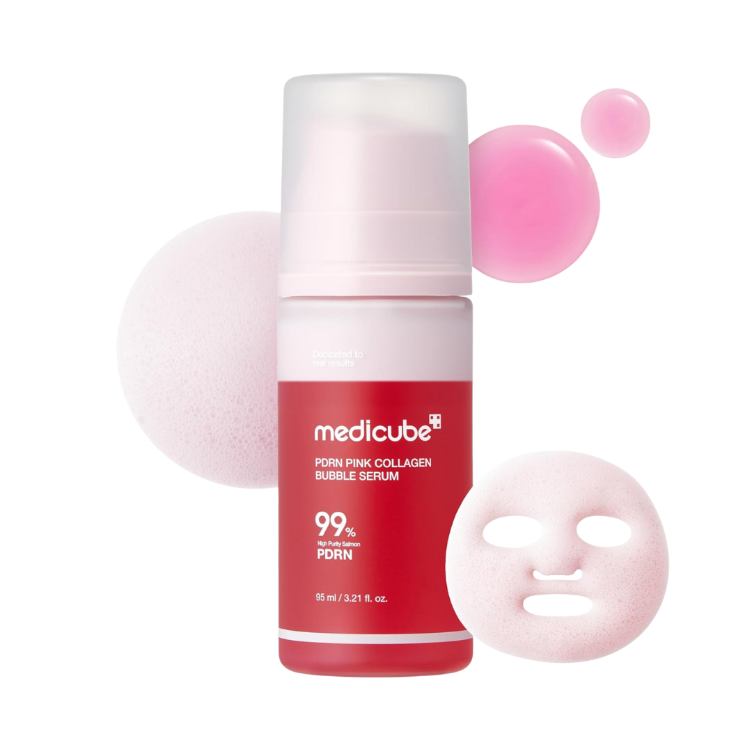 medicube PDRN Pink Collagen Bubble Serum 95mL