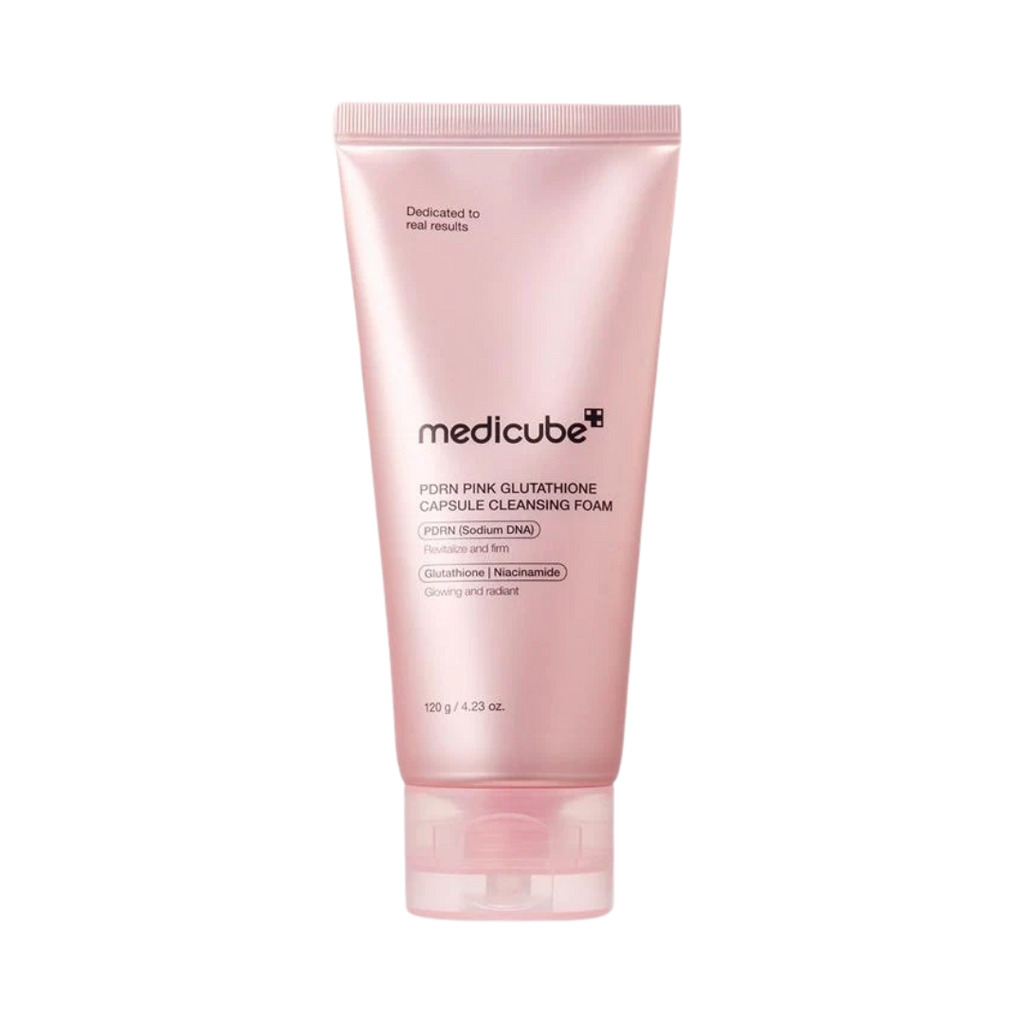 medicube PDRN Pink Glutathione Capsule Cleansing Foam 120g