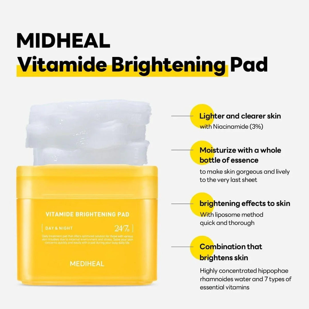 Mediheal Vitamide Brightening Pad 180ml / 100pads