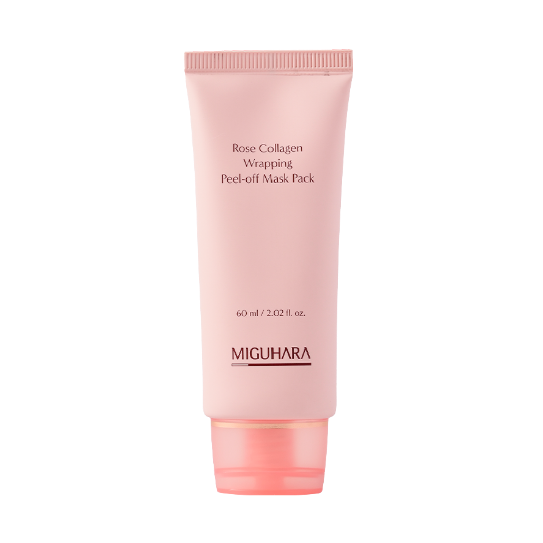 MIGUHARA Rose Collagen Wrapping Peel-off Mask Pack 60mL