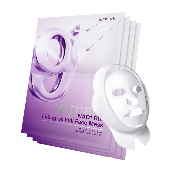 Numbuzin No.9 NAD Bio Lifting Full Cover Facial Mask 4PC Firming