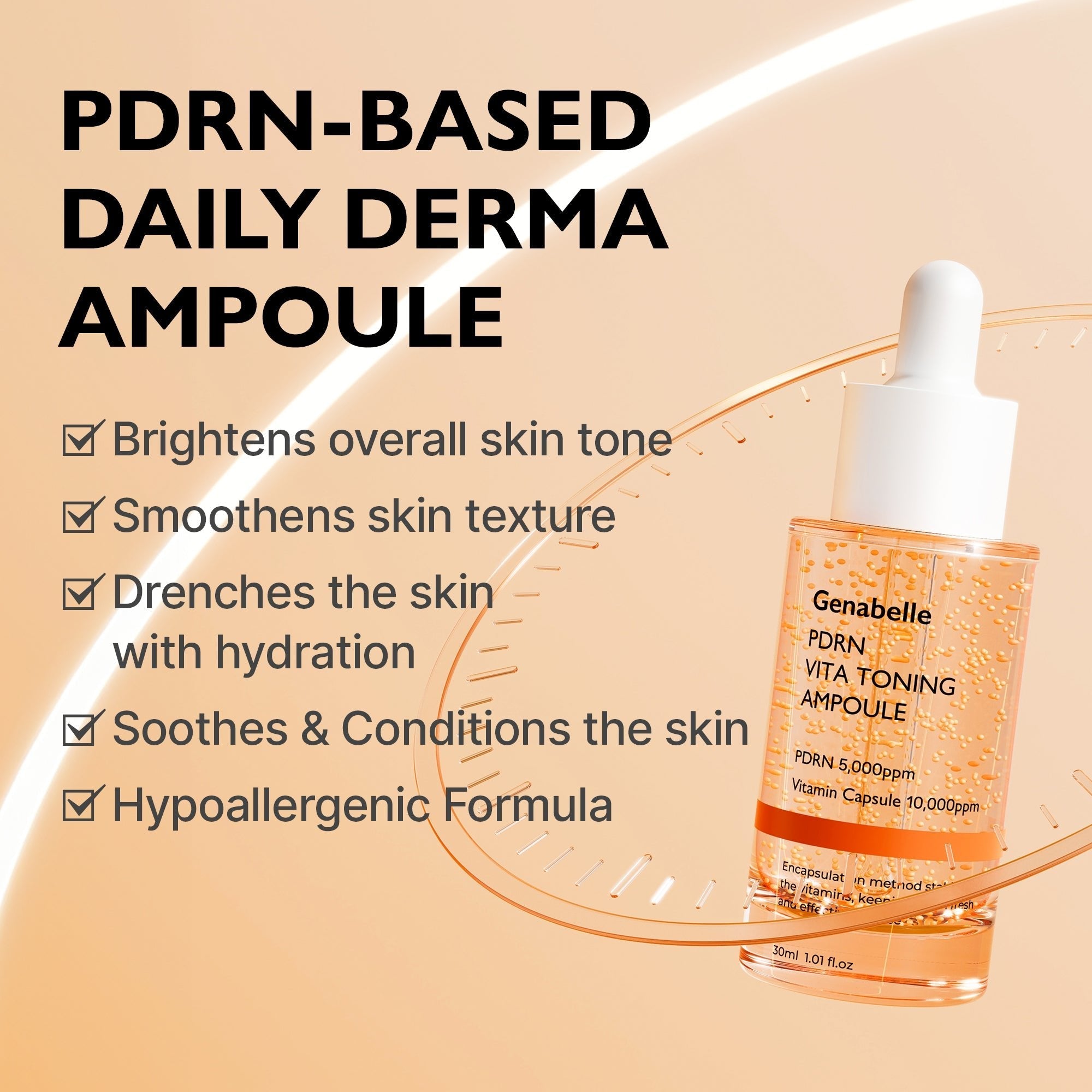 Genabelle PDRN VITA Toning Ampoule Jumbo 70mL