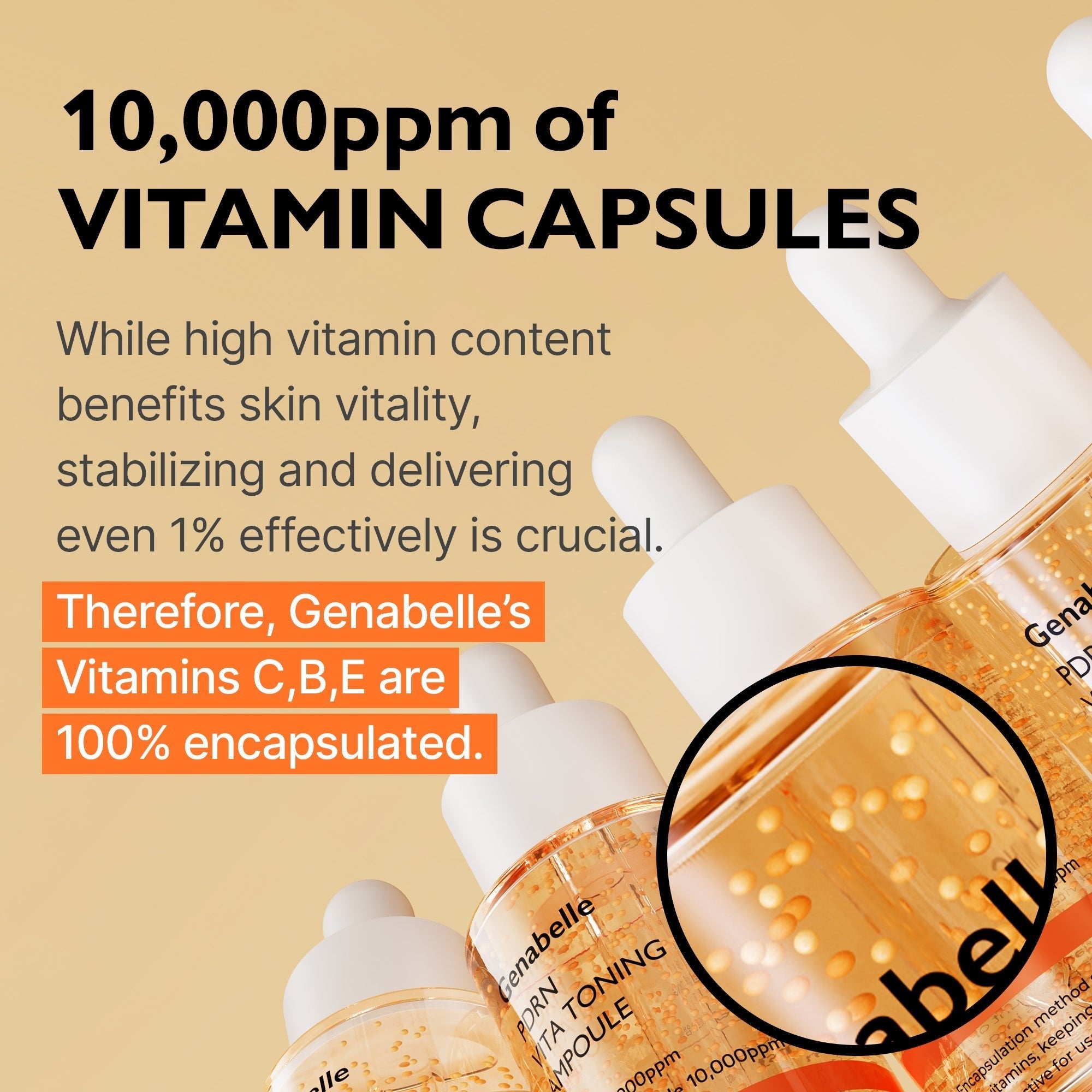 Genabelle PDRN VITA Toning Ampoule Jumbo 70mL