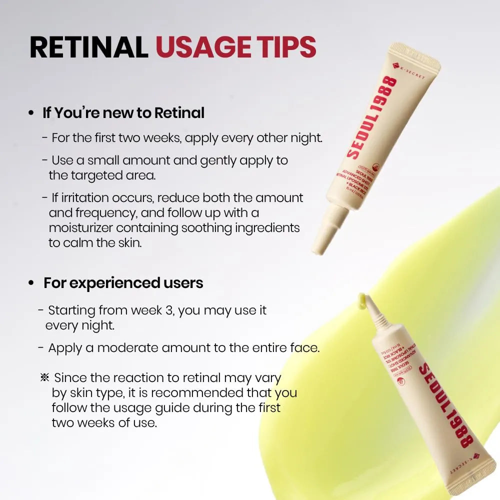 KSECRET SEOUL 1988 Advanced Shot : Retinal Liposome 12% + Black Rice