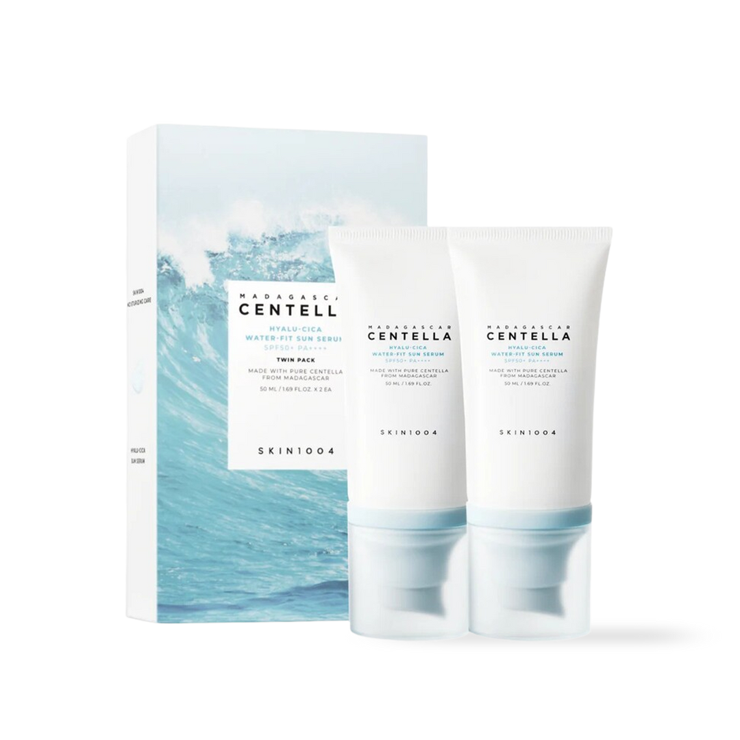 SKIN1004 Madagascar Centella Hyalu-Cica Water-Fit Sun Serum Twin Pack