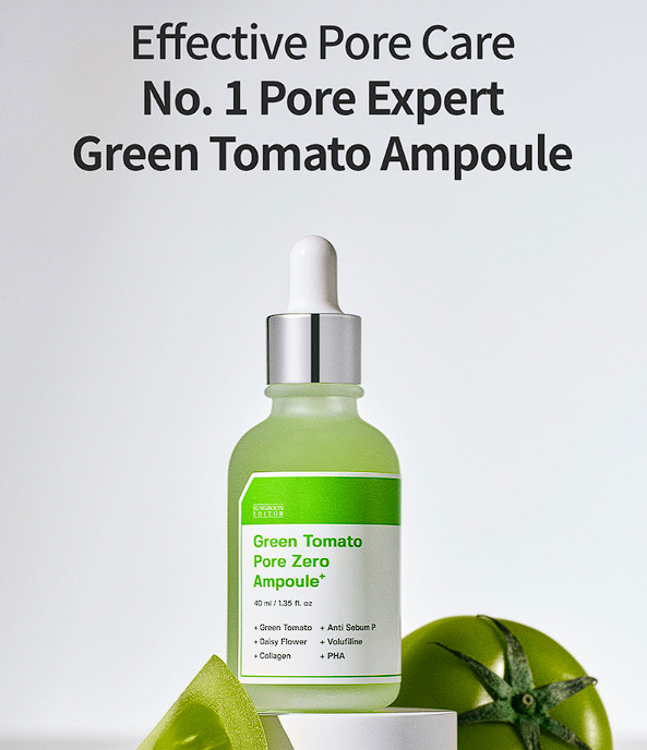 SUNGBOON EDITOR Green Tomato Pore Zero Ampoule+ 40mL