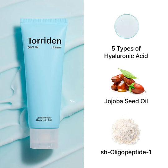 Torriden Dive-In Low Molecular Hyaluronic Acid Cream 80ml