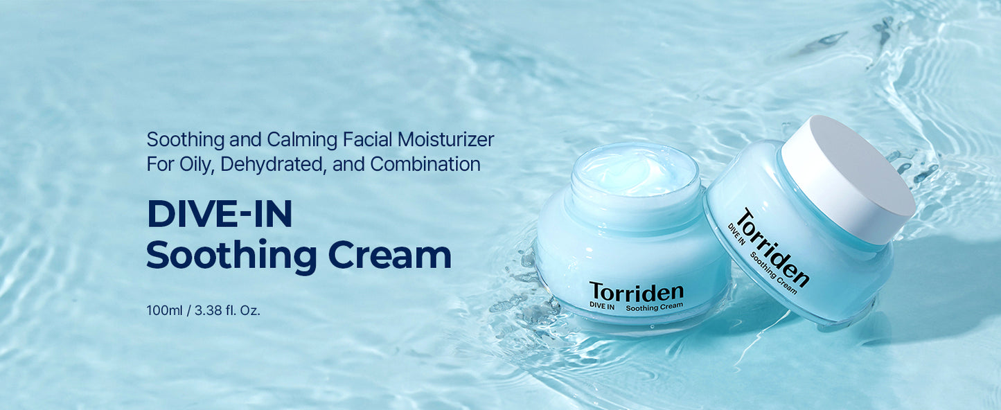 Torriden Dive-In Low Molecular Hyaluronic Acid Soothing Cream 100mL